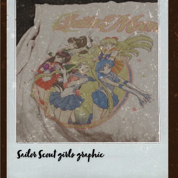 🌙💖✨SUPER CUTE Sailor Scouts Cropped Sweatshirt 💖✨🌙 - Picture 3 of 5